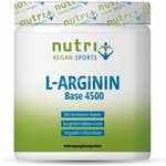 Nutri+ vegane L-Arginin Base Kapseln 360 Kapseln