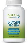 Nutri+ vegane L-Lysin Kapseln 120 Kapseln