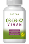 Nutri+ O3-D3-K2 Vegan 120 hochdosierte Kapseln